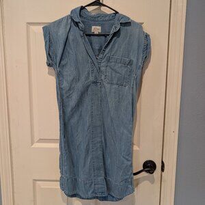 J Crew denim shirt dress